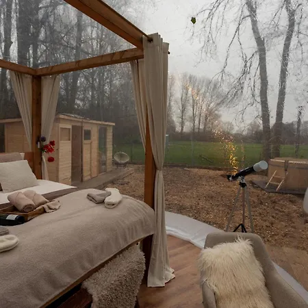 Bubbeltent In Bos Met Hottub, 20m Amsterdam *