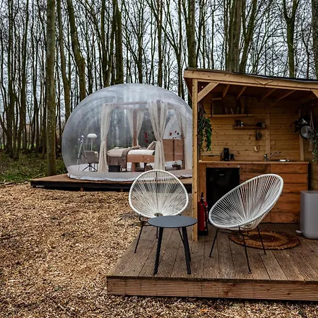 Glamping Bubbeltent In Bos Met Hottub, 20m Amsterdam *