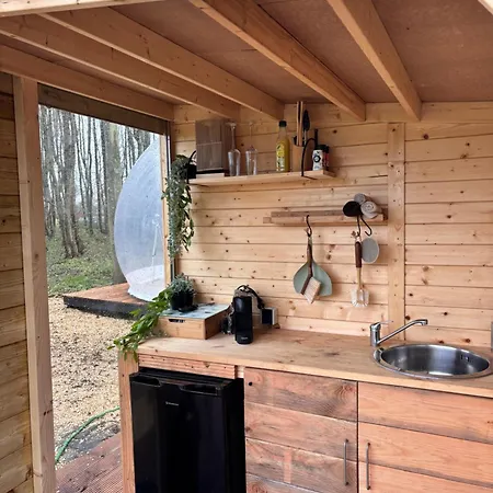 Glamping Bubbeltent In Bos Met Hottub, 20m Amsterdam