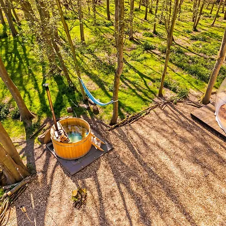Bubbeltent In Bos Met Hottub, 20m Amsterdam ラグジュアリーテント Zuidoostbeemster