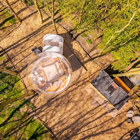 ラグジュアリーテント Bubbeltent In Bos Met Hottub, 20m Amsterdam *