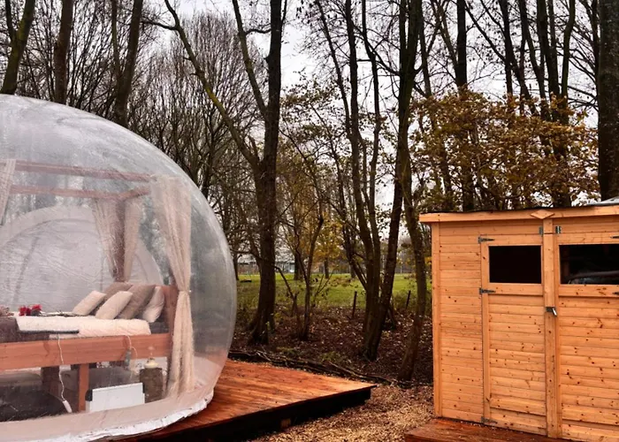 Luksustelt Bubbeltent In Bos Met Hottub, 20m Amsterdam *
