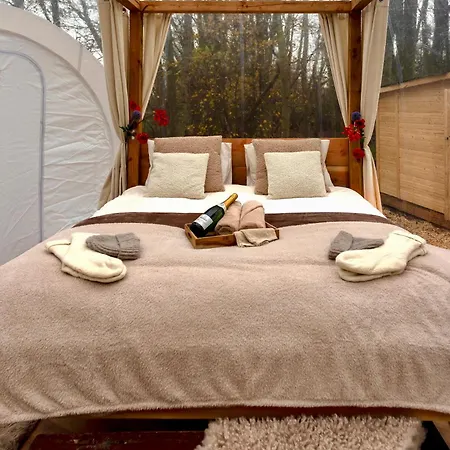 Bubbeltent In Bos Met Hottub, 20m Amsterdam * 쥐두스빔스터