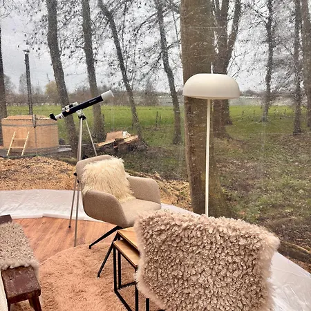 Bubbeltent In Bos Met Hottub, 20m Amsterdam * 쥐두스빔스터
